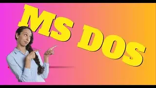 DOS COMMAND (DOS is a single User Operating System) (CUI -Character User Interface )