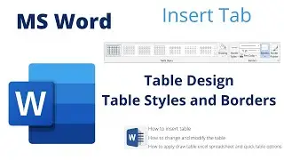 Table | ms word
