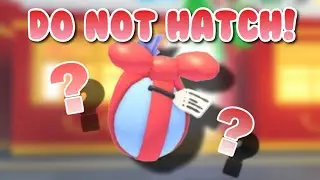 Do NOT Hatch The New CHRISTMAS EGG in Adopt Me! * Here’s why *