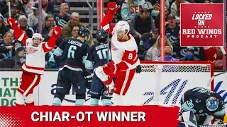 Ben Chiarot wins it in OT over the Seattle Kraken | Detroit Red Wings split road trip