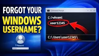 What is My Windows Username :Tutorial