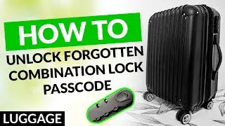How To Unlock Forgotten Combination Lock Passcode | Luggage (100% Working) | HOW TO 101 - OFFICIAL