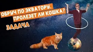Пролезет ли кошка между обручем и землей?