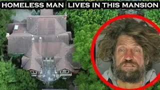 WE FOUND HOMELESS PEOPLE LIVING IN a BITCOIN MILLIONAIRES MANSION