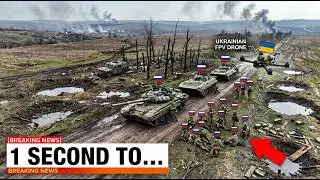 Cheap FPV Drones Just Destroyed a Russian Armored Push Worth Millions in Ukraine