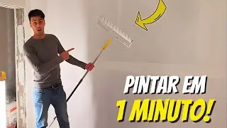 Como PINTAR DRYWALL com ROLO GIGANTE