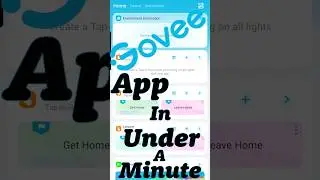 Govee App Explained #gaming #homeautomation #rgb #christmas #ledlights #govee #app #ytshorts