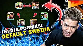 THIS IS THE SWEDEN DEFAULT FORMATION WITH WIDE 2 CF SPACING! eFootball 2024 Mobile