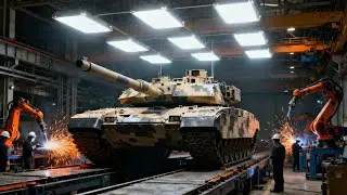 Inside the Secret Altay Main Battle Tank Factory: Building Turkey's Iron Fist (Full Process)