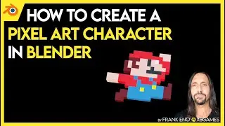 The easiest way to create a 3D Pixel Art character in Blender
