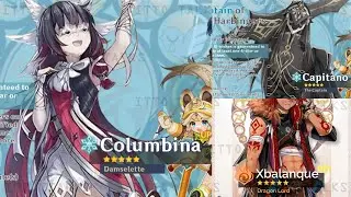 NEW UPDATE!! COLUMBINA, XBALANQUE, PYRO TRAVELER, AND SNEZHNAYA TIMELINE REVEALED!! - Genshin impact