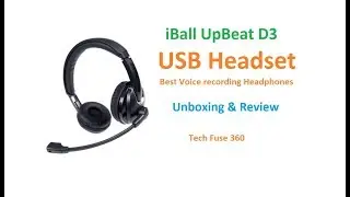 iBall Upbeat D3 Headset(USB) Unboxing
