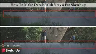 How To Make Leaking Decals With Vray 5 For Sketchup