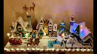 Lego Moc Diorama Village de Noël avec sets 10275 / 10293 / 10267 et Mod du 40499.