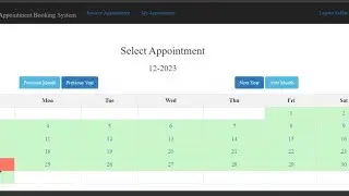 Online Doctor Appointment Booking System | Demo Video | PHP