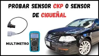 ✅ Probar el sensor CKP o sensor de CIGUEÑAL de Volkswagen Jetta Clasico A4 con multimetro