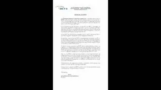 BETS OFFICIAL STATEMENT
