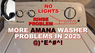 How to Fix the NEW Amana Washer Problem in 2025. 😡 LOL. SMH!!! 