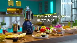 30 Min Continuous Grinding with Philips Mixer Grinder | 1000 Watt | 3 Jars | HL7713/01
