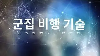 실외 군집 비행 설명