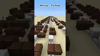 Josh Hutcherson Whistle Meme in Minecraft Note Blocks (Whistle - Flo Rida) #shorts #minecraft  #song