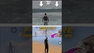 Freefire vs GTA 5: Swimming Animation 