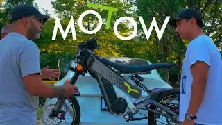 @PatOutdoors checks out the @MOTOWus Double Ebike Carrier | Talaria XXX