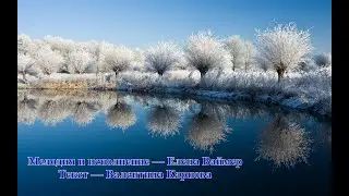 Я в дорогу возьму только веру с надеждой.  Елена Ваймер