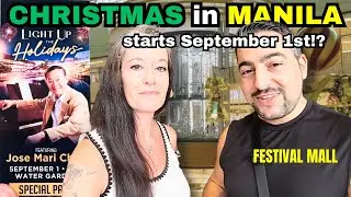 Christmas IN September? 🇵🇭 JOSE MARI CHAN CONCERT at FESTIVAL MALL in ALABANG