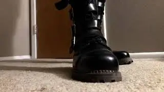 Combat boots crushing tiny soldier, Rukia(?)