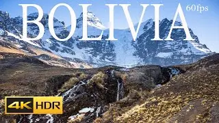 BOLIVIA COUNTRY BEAUTIFUL PLACES HDR 60fps DRONE VIDEO WITH RELAXATION MUSIC