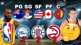 GUESS THE NBA TEAM BY NATIONALITIES QUIZ | 2022 EDITION | NBA COUNTRY FLAGS QUIZ