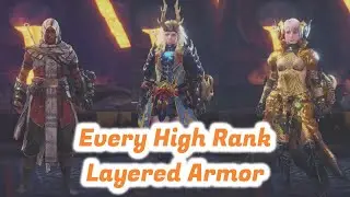 MHW: Iceborne Every Low/High Rank Layered Armor