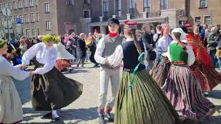 Folk dances in Riga, Latvia 4.5.2023 (Day of the Restoration of Latvian Independence) 🇱🇻