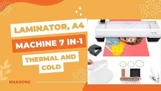 Laminator, A4 Laminator Machine 7 in 1 Review