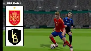 Spanyol VS KBFC eFootball Pes PPSSPP 2024 Gameplay full match