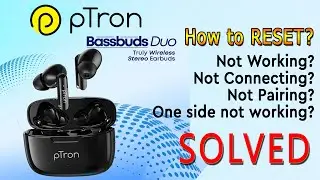 Ptron Bassbuds not connecting| pTron bassbuds one side not working| how to reset pTron bassbuds
