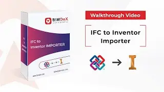 How to import IFC file inside Inventor | IFC to Inventor Importer Walk-through