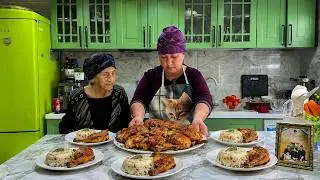The Perfect Combo! Grandma’s Crispy Chicken Tabaka & Traditional Pilaf 🔥