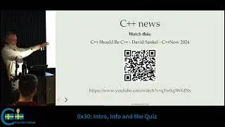 StockholmCpp 0x30: Intro, Info and the Quiz