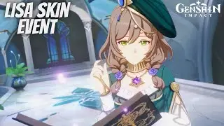 Genshin Impact: Lisa Skin Event Shows Off Her Beauty (PS5) (No Commentary) (English)