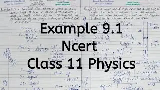 Example 8.1 | Ncert | Chapter 8 | Mechanical Properties of Solids | Class 11 Physics
