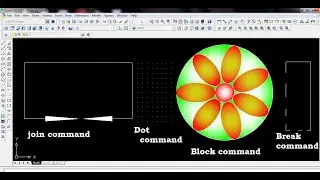 how to use block command in autocad, how to use join command, Designing ArT FuN & EntertainMent