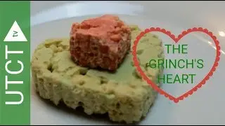 How to Make Christmas Rice Krispie Treats 'Grinch's Heart' 
