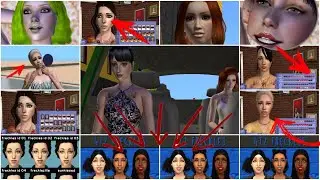 ОСОБЕННОСТИ КОЖИ | РАЗНООБРАЗНЫЕ РЕСНИЧКИ,ЯМОЧКИ,ВЕСНУШКИ | The Sims 2