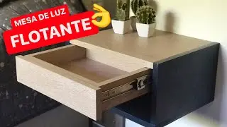 MESA DE LUZ FLOTANTE! CON CAJÓN (By Faplac) - PROYECTO MUEBLE
