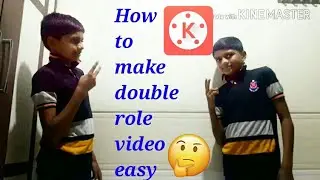 How to make double role video|hindi