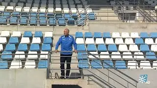 José María Benabat, presidente y entrenador del "Club Deportivo Sordos de Huelva"