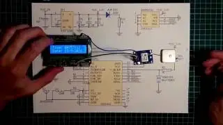 Модуль GPS Нео-6м. GPS и часы на ЖК