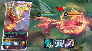 TOP 1 GLOBAL MOSKOV BEST BURST DAMAGE HACK BUILD FOR 2025!! (MUST TRY) MOSKOV BEST BUILD 2025!